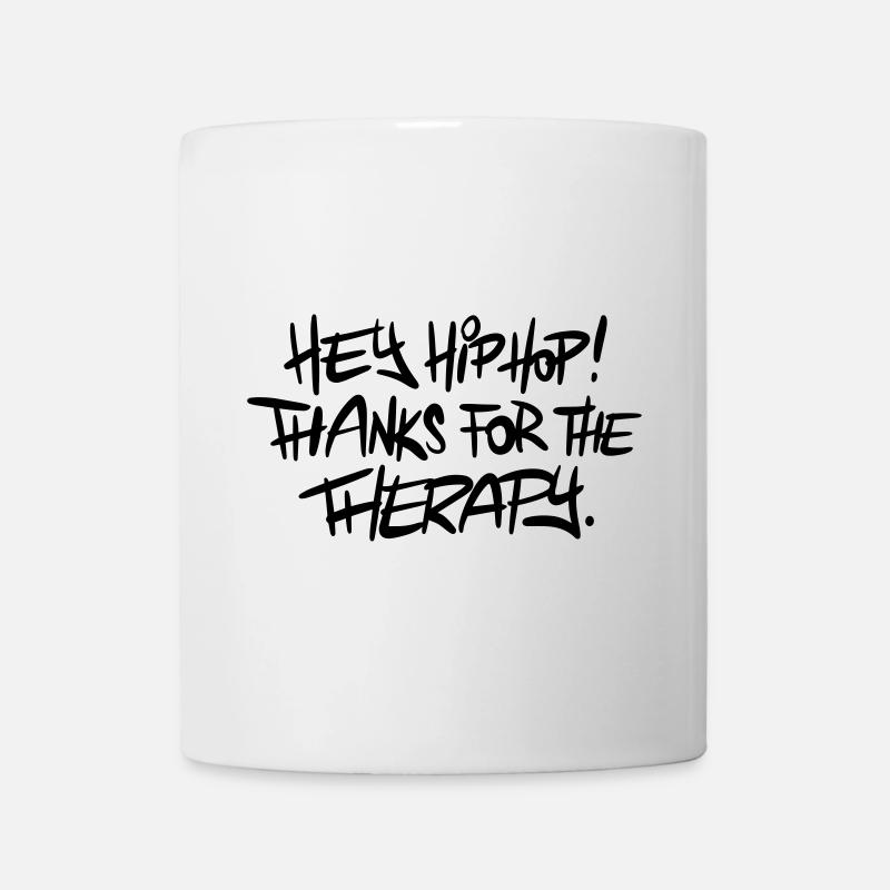 Dicton de musique hip-hop - Mug blanc - blanc
