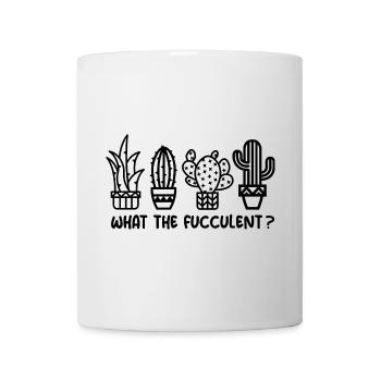 Cactus funny sayings fucculent cacti icon - Mug - white - Front