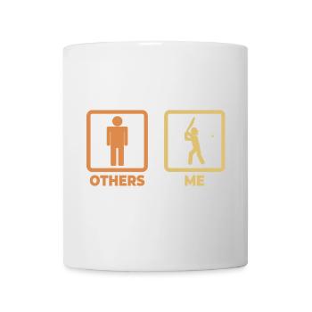 Funny Cricket Stick Figures - Mug - white - Front