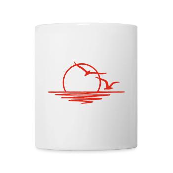 Sunset (red) - Mug - white - Front