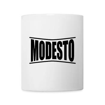 Idée cadeau modeste t-shirt t-shirt - Mug blanc - blanc - Devant