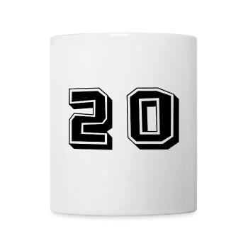 20. 20 YEARS. 20th ANNIVERSARY. 20TH ANNIVERSARY. - Mug - white - Front