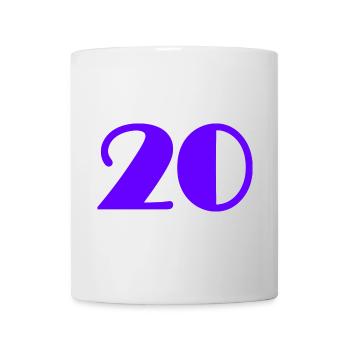 20. 20 YEARS. 20th ANNIVERSARY. 20TH ANNIVERSARY. - Mug - white - Front