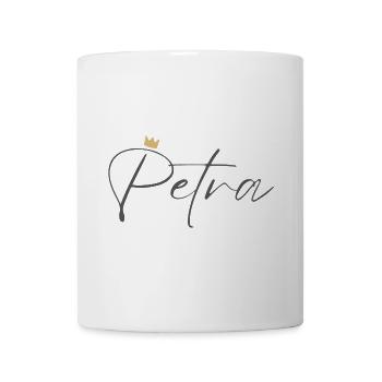 Chemise Princesse Petra – Nom avec la lettre P - Mug blanc - blanc - Devant