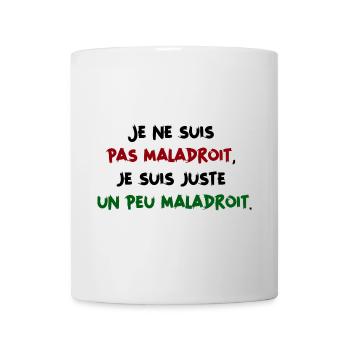 Je ne suis pas maladroit - Humour Homme - Mug blanc - blanc - Devant
