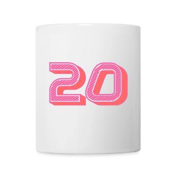 20. 20 YEARS. 20th ANNIVERSARY. 20 YEARS ANNIVERSARY. - Mug - white - Front