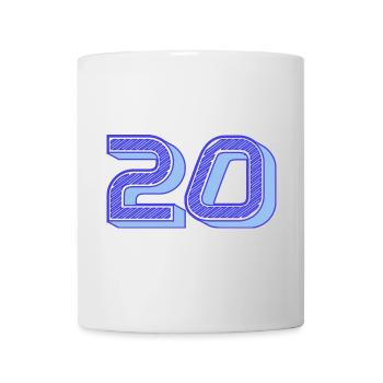 20. 20 YEARS. 20th ANNIVERSARY. 20 YEARS ANNIVERSARY. - Mug - white - Front
