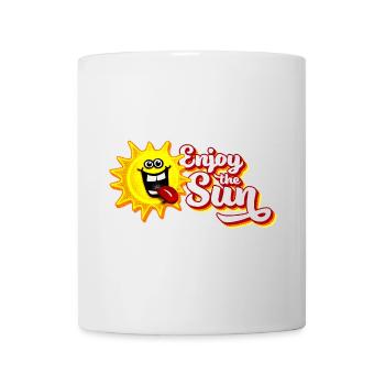 Enjoy the sun / Summer feeling / Retro-Look - Mug - white - Front