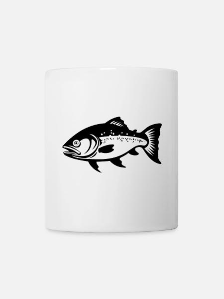 Fisch Skizze - Tasse - Weiß