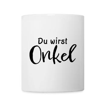 Du wirst Onkel - Tasse - Weiß - Vorne