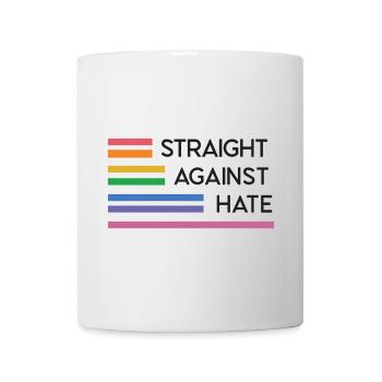 LGBT Pride Month - Straight Against Hate - Mug - white - Front