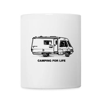 Camping For Life - Mug - white - Front