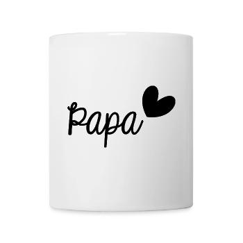FROHER VATERTAG. PAPA. VATERTAG - Tasse - Weiß - Vorne