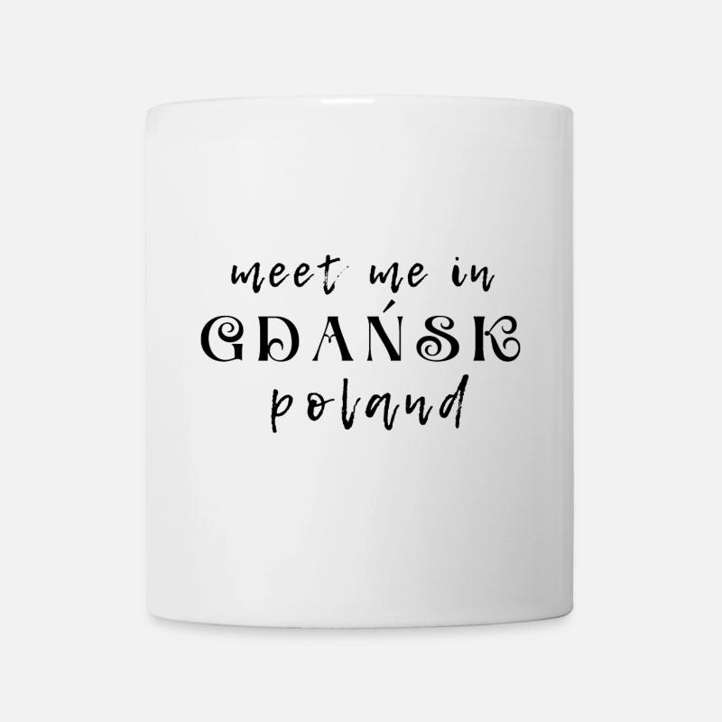 Meet Me in Gdańsk Poland - Mug - white