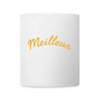 Design Papi avec Message Humoristique - Mug blanc - blanc - Devant