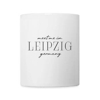 Leipzig, Deutschland Eleganz Stil Design T-Shirt - Tasse - Weiß - Vorne