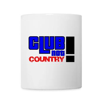 Club not country - Tasse - Weiß - Vorne