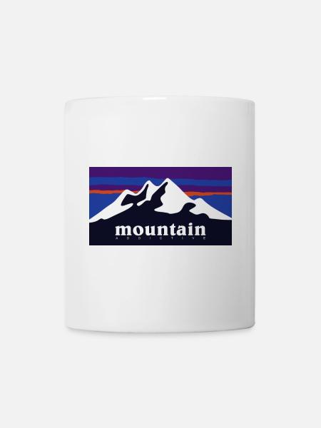 Berg süchtig machende Grafik - Tasse - Weiß