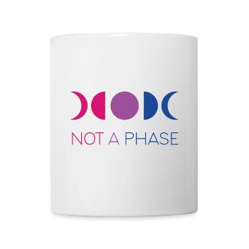 LGBTQ Pride Month - Not a Phase - Bisexual - Mug - white - Front