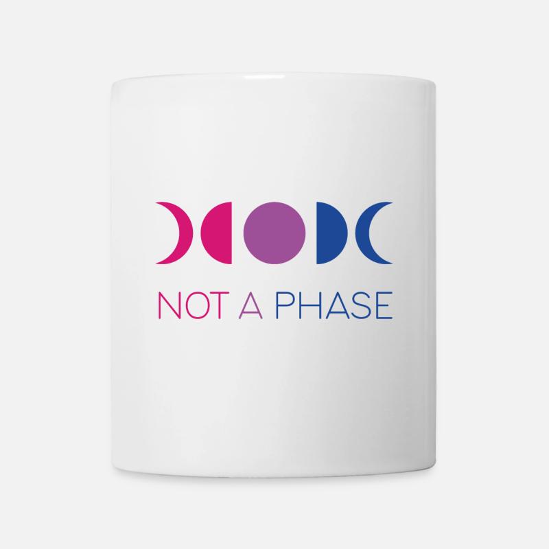 LGBTQ Pride Month - Keine Phase - Bisexuell - Tasse - Weiß