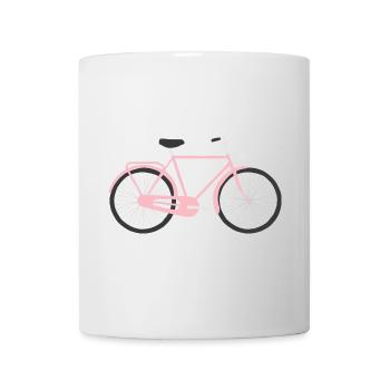 Style with French bike designs - Mug - white - Front