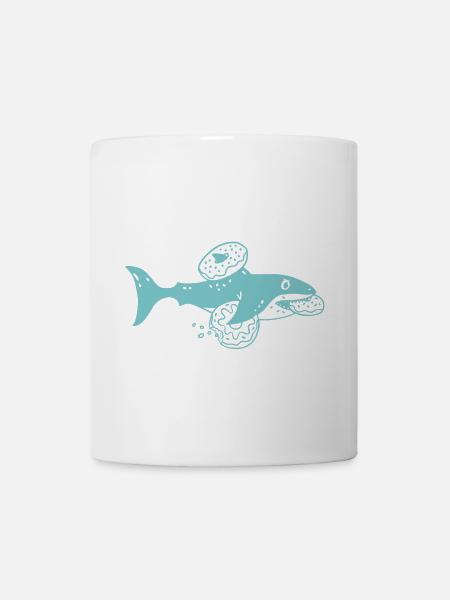 Donut Hai - Tasse - Weiß