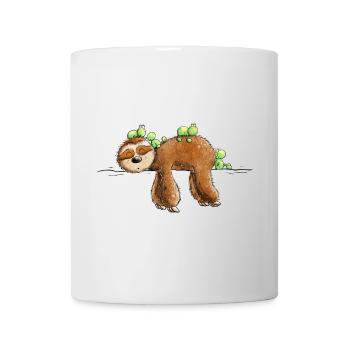 Faultier Und Frosch Freundschaft Chillen - Tasse - Weiß - Vorne