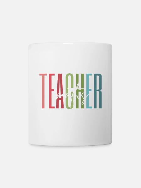 Mathelehrerin Mathe Lehrerin Geschenk - Tasse - Weiß