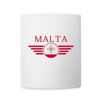 J’aime Malte, T-shirt design de style élégance - Mug blanc - blanc - Devant