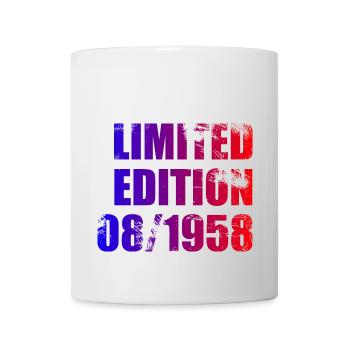 66e anniversaire Edition limitée 08/1958 - Mug blanc - blanc - Devant
