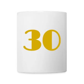 30. 30 YEARS. 30th ANNIVERSARY. 30 YEARS ANNIVERSARY. - Mug - white - Front