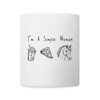 Warten auf Design - Tasse - Weiß - Vorne