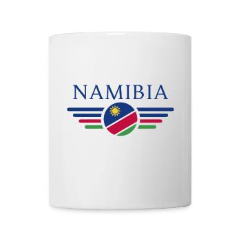 Ich liebe Namibia, Eleganz Stil Design T-Shirt - Tasse - Weiß - Vorne