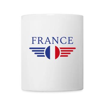 J’aime la France Elegance Style Design T-Shirt - Mug blanc - blanc - Devant