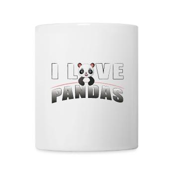 I love PANDAS - Mug - white - Front