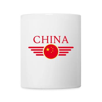 I Love China, Elegance Style Design T-Shirt - Mug - white - Front