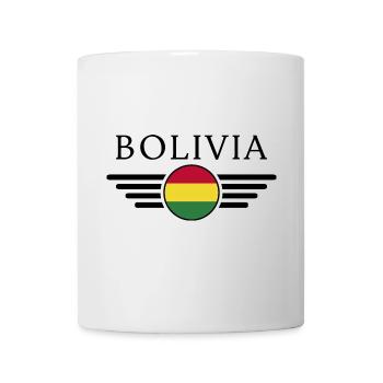 J’aime la Bolivie, T-shirt design de style élégance - Mug blanc - blanc - Devant