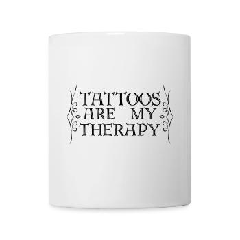 Les tatouages sont ma thérapie 8 - Mug blanc - blanc - Devant