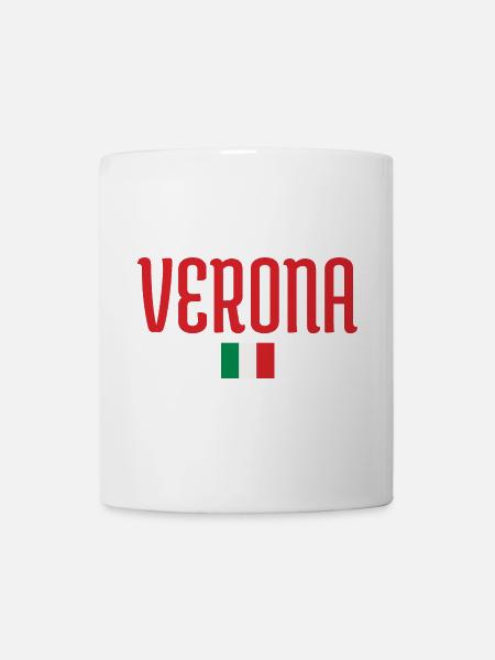 Verona-Italy Flag - Mug - white