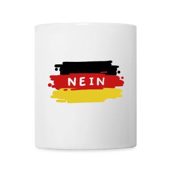 Deutschland Deutsche Flagge - Tasse - Weiß - Vorne