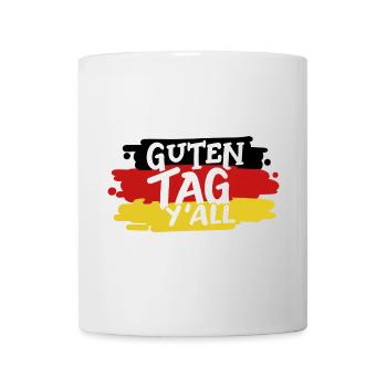 Deutschland Deutsche Flagge - Tasse - Weiß - Vorne