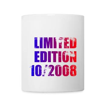 16e anniversaire Edition limitée 10/2008 - Mug blanc - blanc - Devant