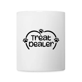 Dog Treat Dealer Funny Humor Dog Owner Dog Treats - Mug blanc - blanc - Devant