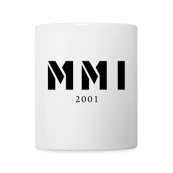 Roman numeral year of birth Made in 2001 - Mug - white - Front