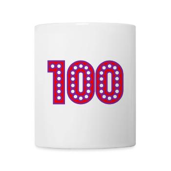 100. 100 YEARS. 100th ANNIVERSARY. BIRTHDAY 100 - Mug - white - Front