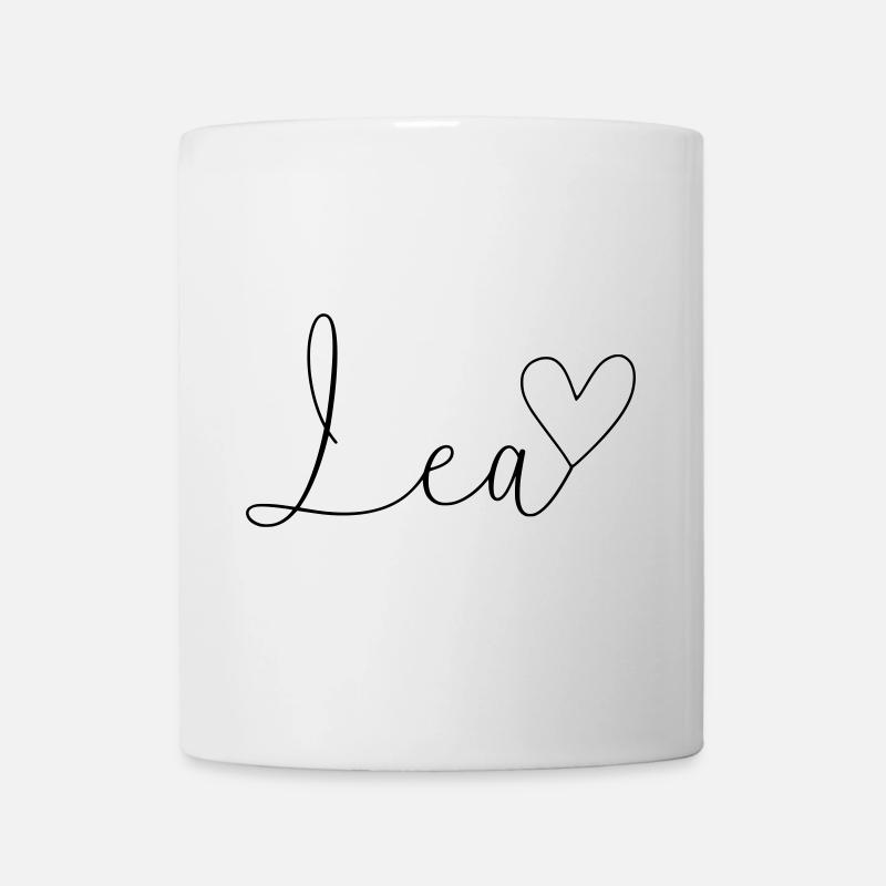 Lea Name Vorname Mädchen - Tasse - Weiß