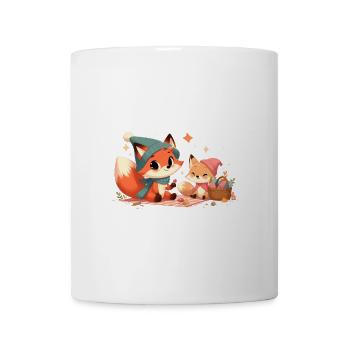 Fuchs Herbst 11 - Tasse - Weiß - Vorne