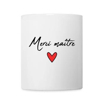 MEISTER. MEISTER. VIELEN DANK. DANKE, MEISTER. MEISTER - Tasse - Weiß - Vorne