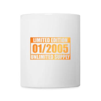 20th Anniversary Limited Edition - ꝏ Approvisionnement 01/2005 - Mug blanc - blanc - Devant