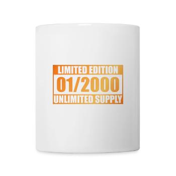 Édition Limitée 25ème Anniversaire - ꝏ Approvisionnement 01/2000 - Mug blanc - blanc - Devant